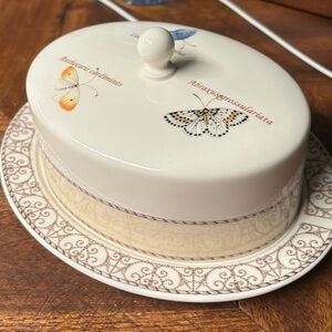 Wedgwood covered butter by Sarah’s Garden-discontinued